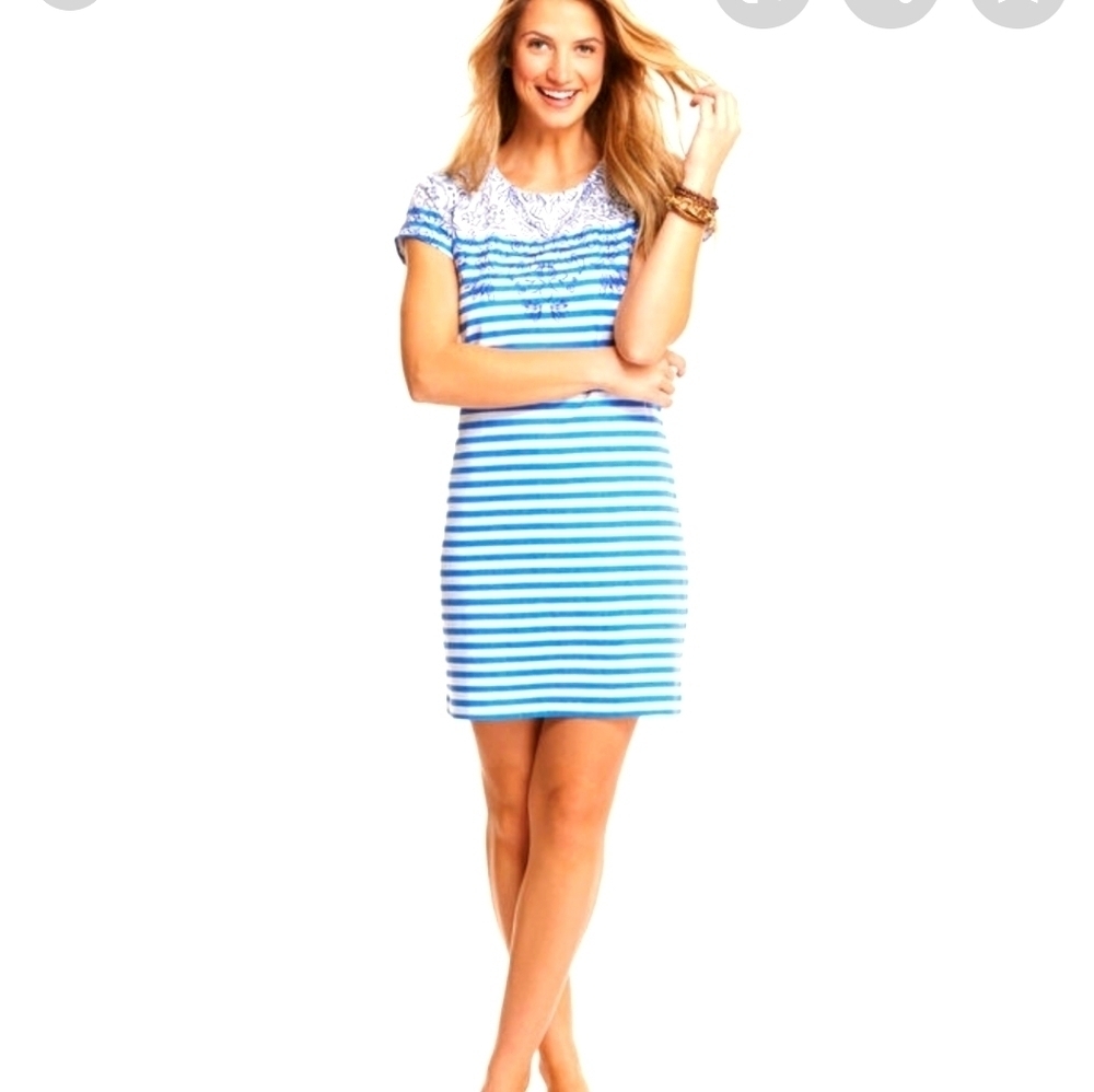 COPY - Vineyard Vines Scarf Print Tee Dress M